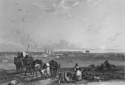 Montpelier, France, 1838 by James Tibbitts Willmore