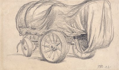 A Broad-Wheeled Road Waggon by James Ward