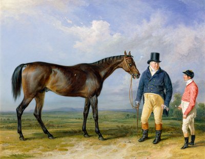 Rockingham with Its Owner John Theobald by James Ward