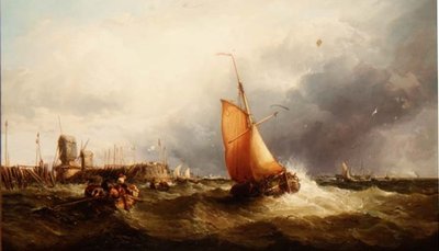 Dutch Fishing Vessel and Other Shipping by James Webb