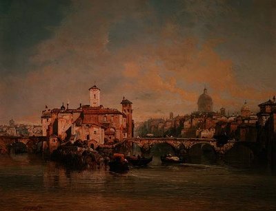 View on The Tiber by James Webb
