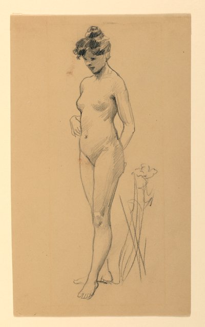 Standing Female Nude by James Wells Champney