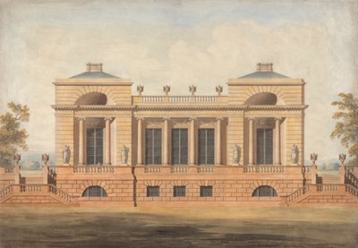 Design for an Unidentified Country House by James Wyatt