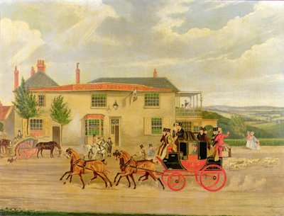 A View on the Highgate Road by James after Pollard