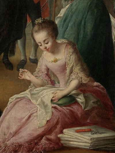 Afternoon Tea (detail) by Jan Anton Garemyn