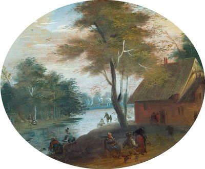 River scene by Jan (follower of) Brueghel