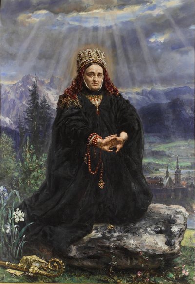Saint Kinga of Poland by Jan Alojzy Matejko