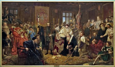The Union of Lublin, 1869 by Jan Alojzy Matejko