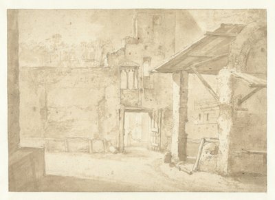 Resting Place in Italy by Jan Asselijn (rejected attribution)