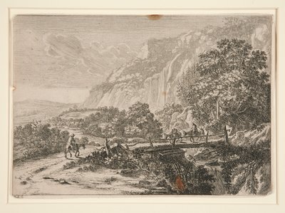 Wooden Bridge. Sulmona Near Tivoli by Jan Both