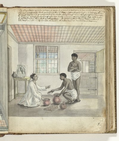 Butter Trade in Ceylon by Jan Brandes