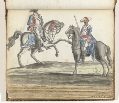 Malabar Officer and Rider by Jan Brandes
