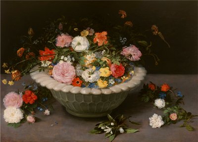 Flower Vase by Jan Brueghel the Elder