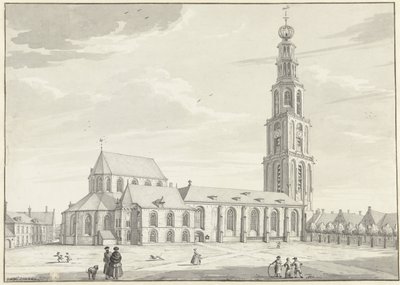 The Martinikerk in Groningen by Jan Bulthuis