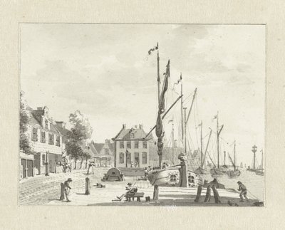 View of De Lemmer (?) by Jan Bulthuis