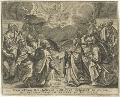 Ascension of Christ by Jan Collaert (II)