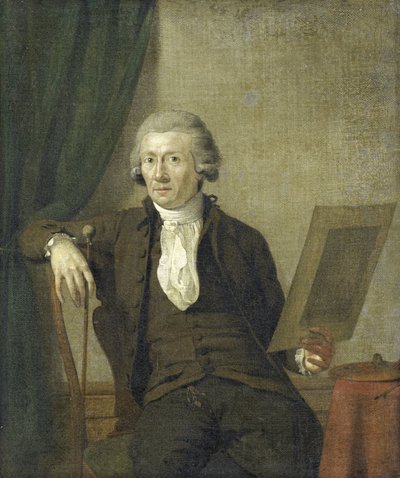 Egbert van Drielst (1745-1818), Painter by Jan Ekels (II)