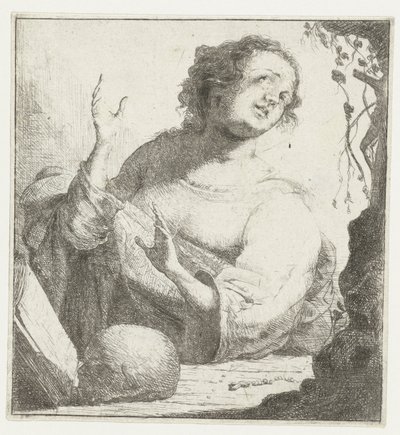 Penitent Mary Magdalene by Jan Gerritsz. van Bronckhorst (attributed to)