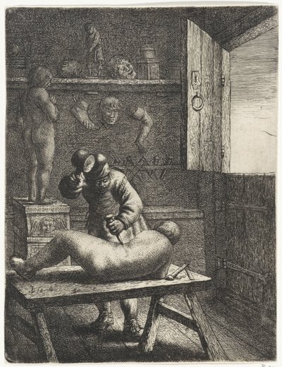 Sculptor by Jan Gillisz. van Vliet
