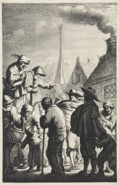 Song Lyrics Seller by Jan Gillisz. van Vliet