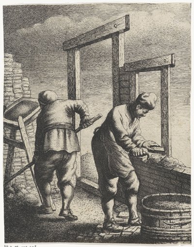 Masons (Occupations) by Jan Gillisz. van Vliet