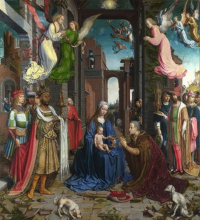 The Adoration of the Magi. 1510-15 by Jan Gossaert