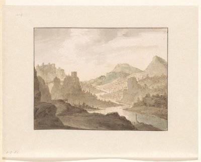 River Landscape by Jan Griffier (I)