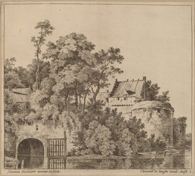 Small Town (Town Gate at Gorkum?) by Jan Hackaert