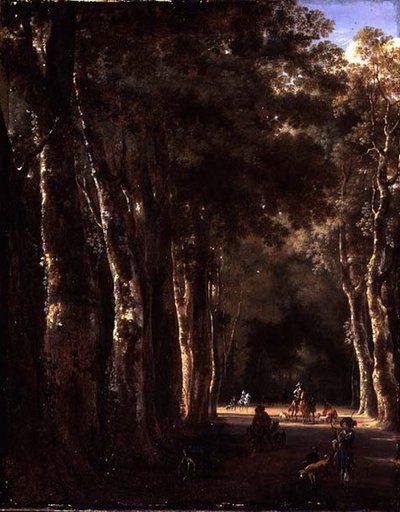 The Avenue by Jan Hackaert
