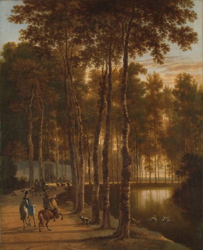 The Avenue of Birches by Jan Hackaert