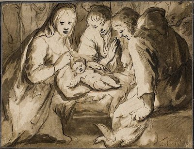 Adoration of the Shepherds by Jan Harmensz. Muller