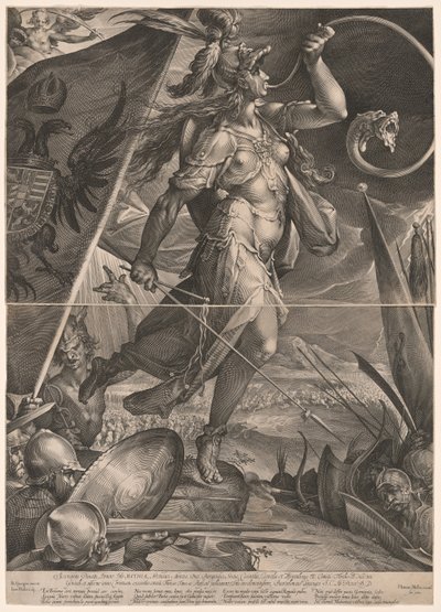 Bellona Leading the Imperial Armies by Jan Harmensz. Muller
