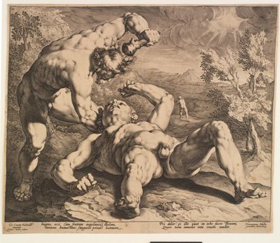 Cain Killing Abel by Jan Harmensz. Muller