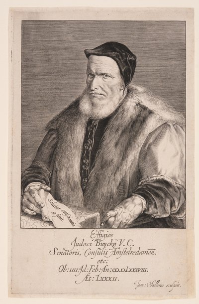 Joost Buyck, Burgomaster of Amsterdam by Jan Harmensz. Muller
