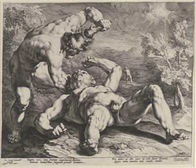 Cain Killing Abel by Jan Harmensz. Muller