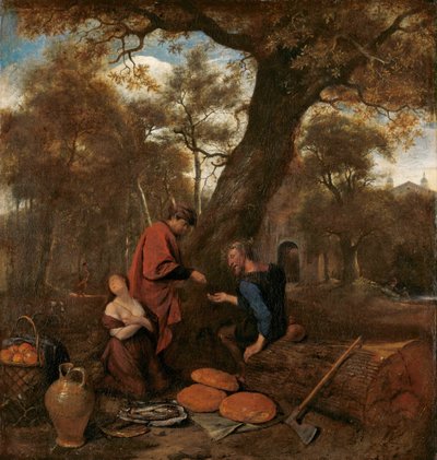 Erysichthon Sells His Daughter Mestra by Jan Havicksz. Steen
