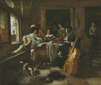 The Family Concert by Jan Havicksz. Steen