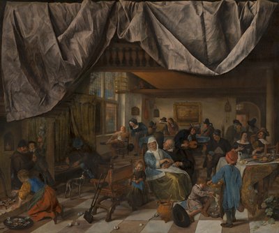 The Life of Man by Jan Havicksz. Steen