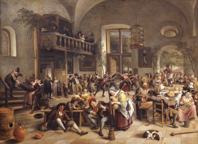 Feast in an Inn by Jan Havickszoon Steen