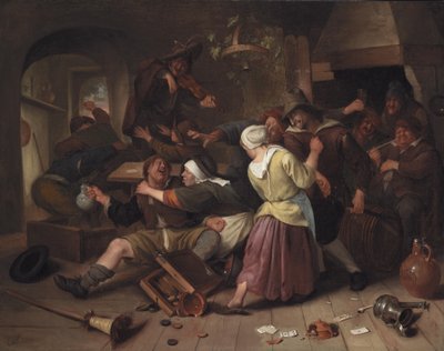 Gamblers Quarreling by Jan Havickszoon Steen