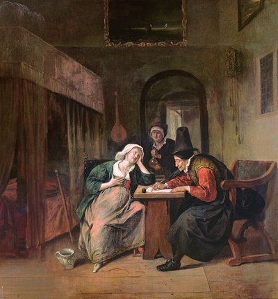 The Patient and the Doctor by Jan Havickszoon Steen