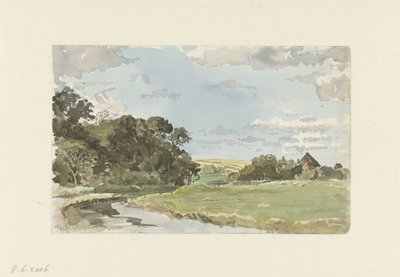 Landscape on Texel by Jan Hoynck van Papendrecht