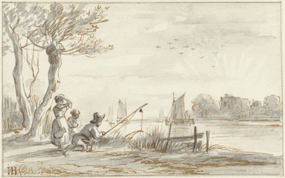 Summer River View by Jan Hulswit