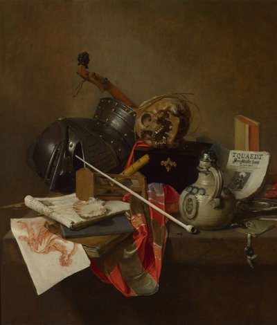 Vanitas Still Life by Jan Jansz. Treck