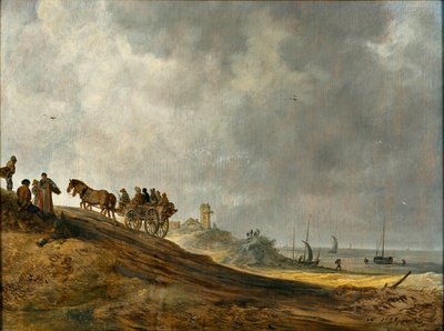 Beach Picture by Jan Josephsz van Goyen