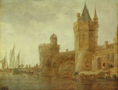 Bulwark on Water by Jan Josephsz van Goyen