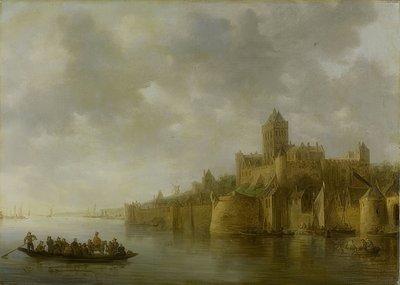 The Valkhof in Nijmegen. 1641 by Jan Josephsz van Goyen