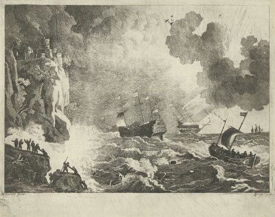 Shipwreck by Jan Lauwryn Krafft (I)
