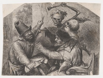 Death and Card Players by Jan Lievens