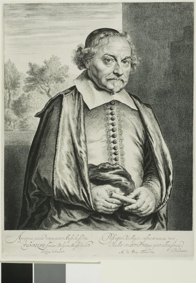 Joost van den Vondel by Jan Lievens
